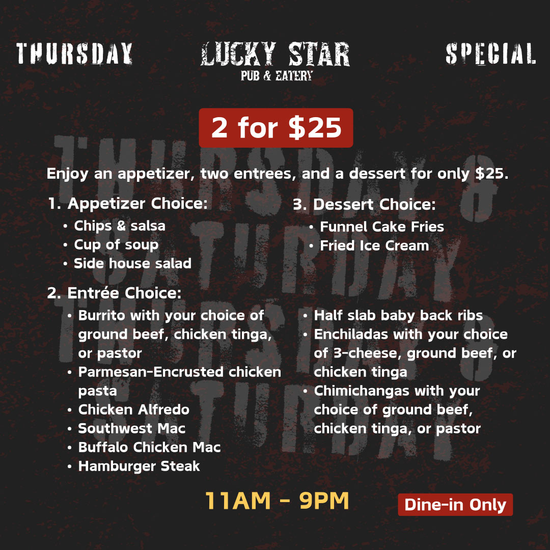 Thursday Special